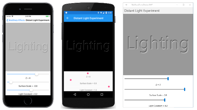 Distant Light Experiment