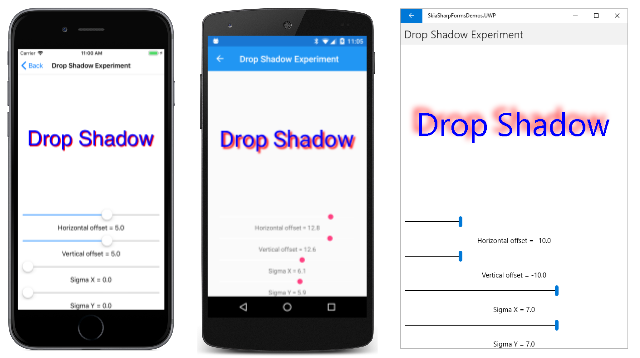 Drop Shadow Experiment