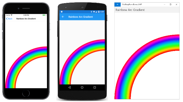 Rainbow Arc Gradient Rainbow Arc Gradient